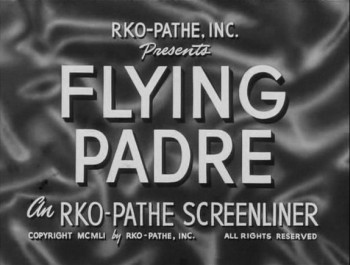 Flying Padre movie poster.